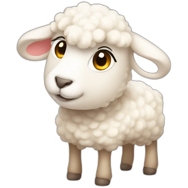 cute lamb emoji
