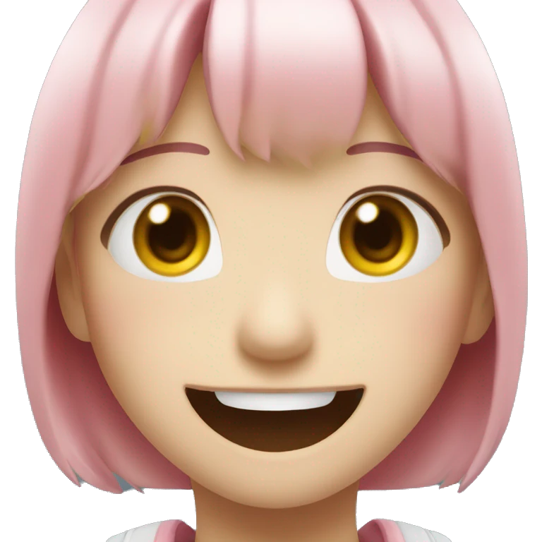 sakura face from naturo thumbs up smilling emoji