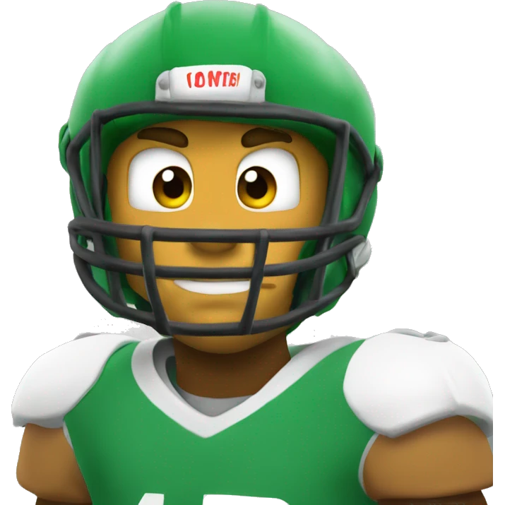 Bowser in football pads emoji