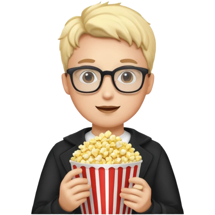 person watching a movie emoji