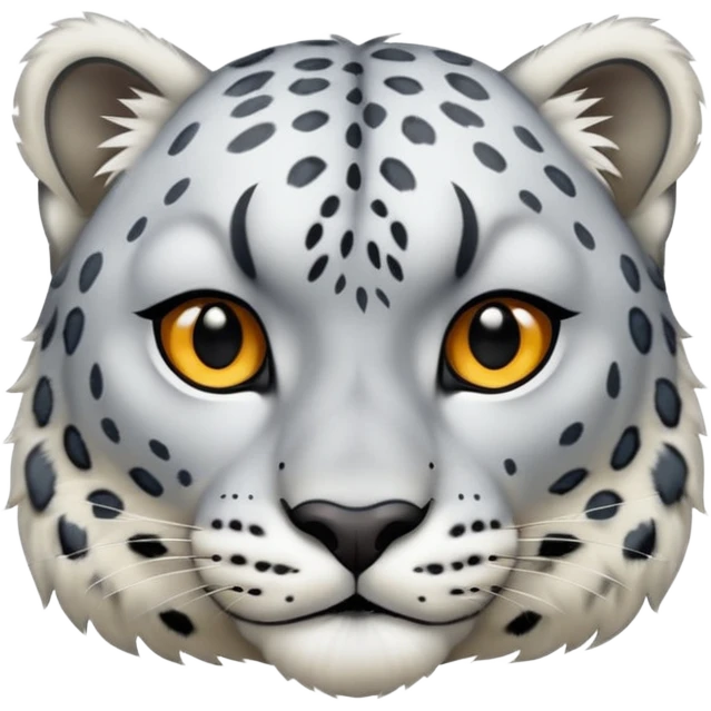 Snow loeopard emoji