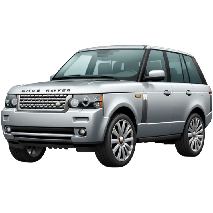 silver range rover emoji
