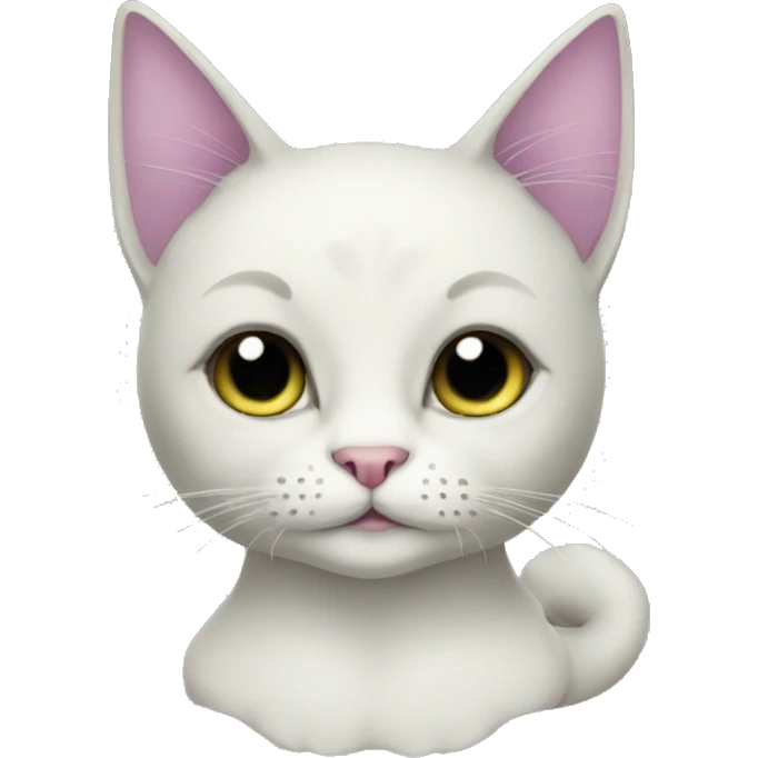 Mermaid cat emoji