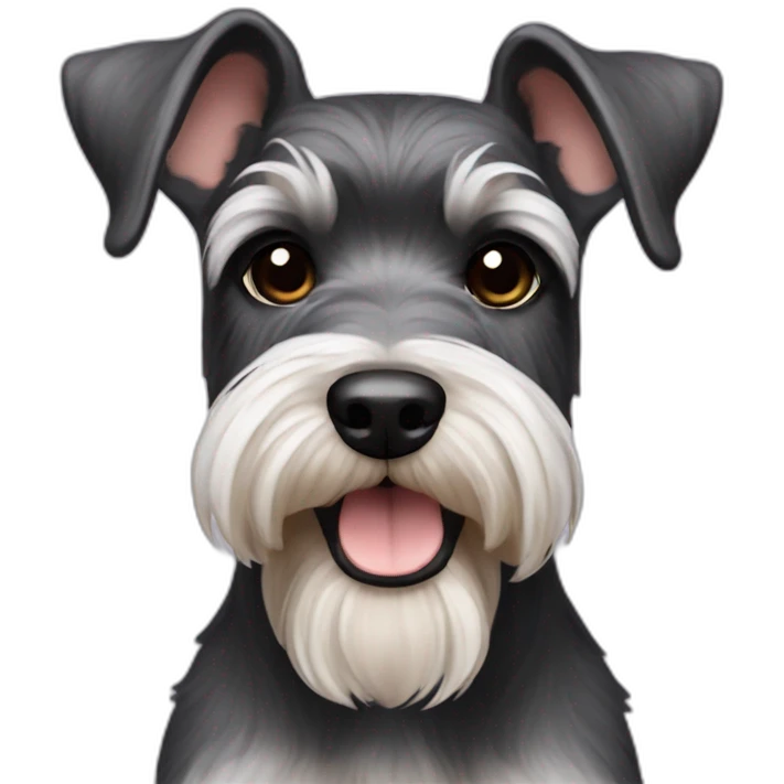 miniature schnauzer big emoji