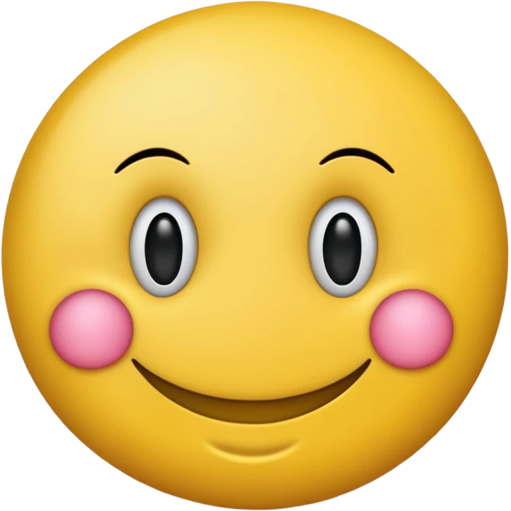 Ein verlegender Smiley, der um etwas bittet  emoji