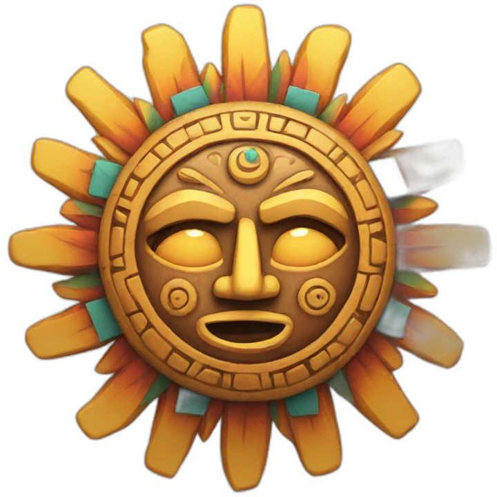 aztec sun stone emoji
