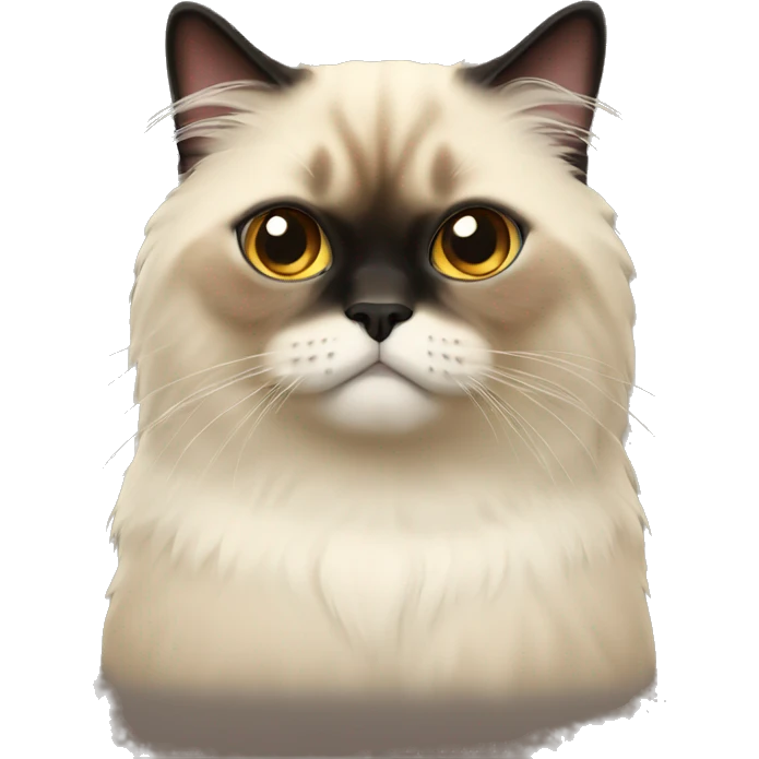 short hair himalayan cat emoji