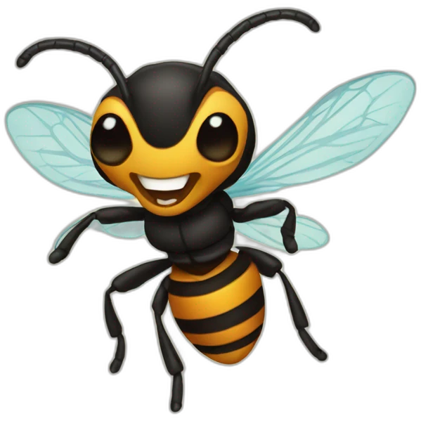 Dancing Asian hornet emoji