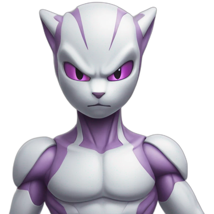 Mewtwo super sayan emoji