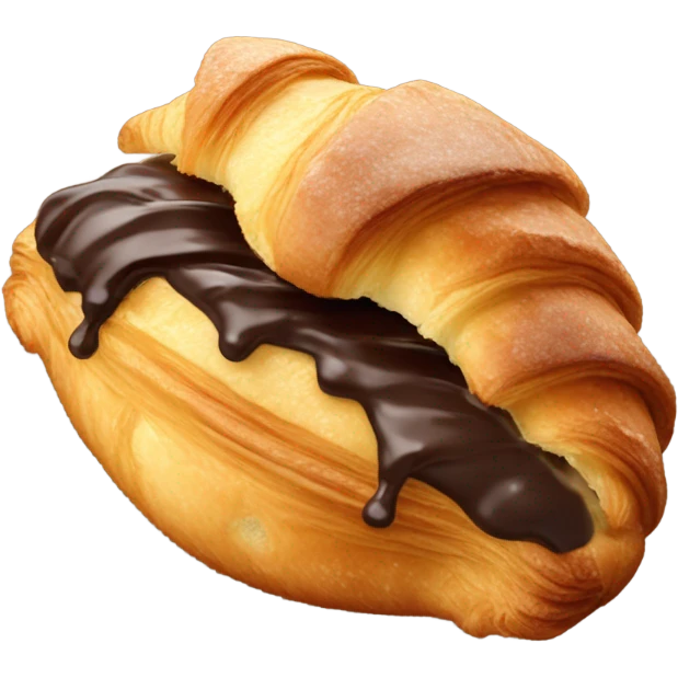 chocolate croissant  emoji