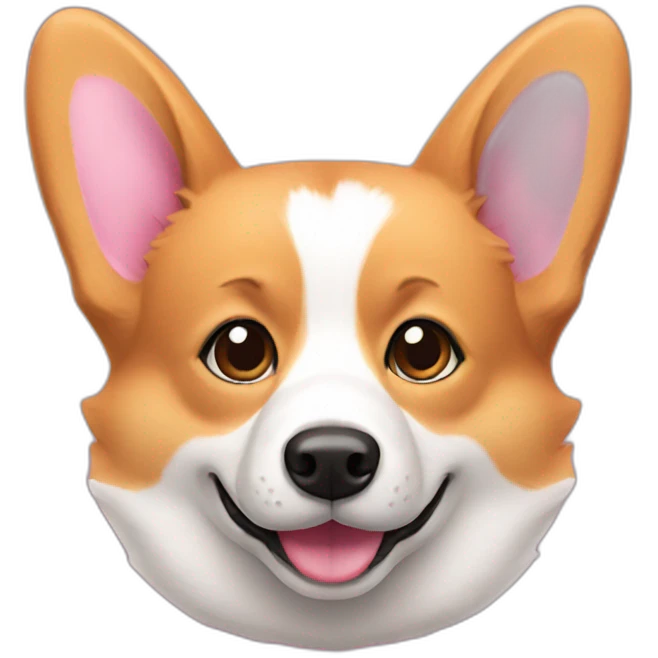 pink corgi emoji