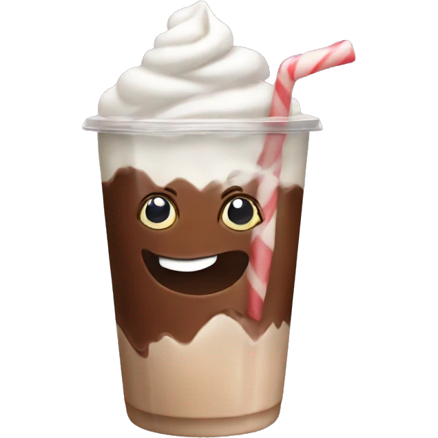 Iced chocolate  emoji