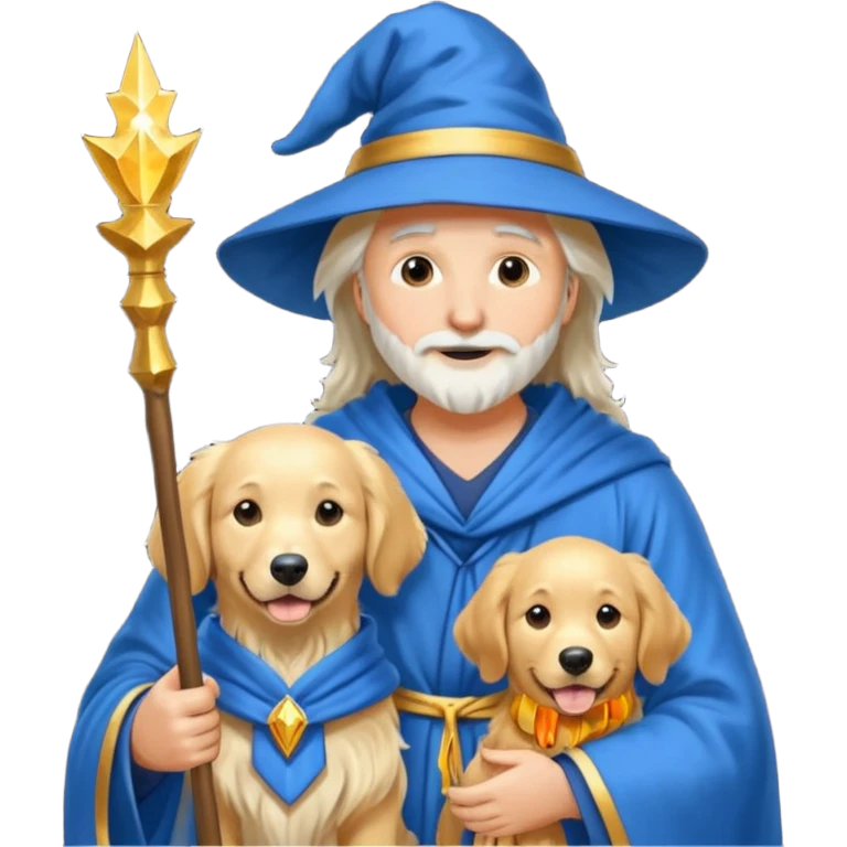 Wizard and dog emoji