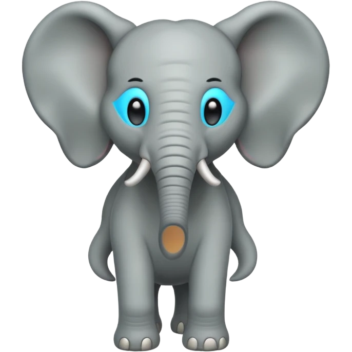 Alien elephant] full body  emoji