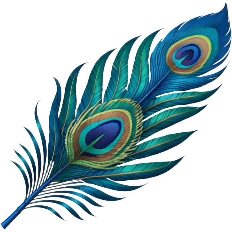 peacock feather emoji