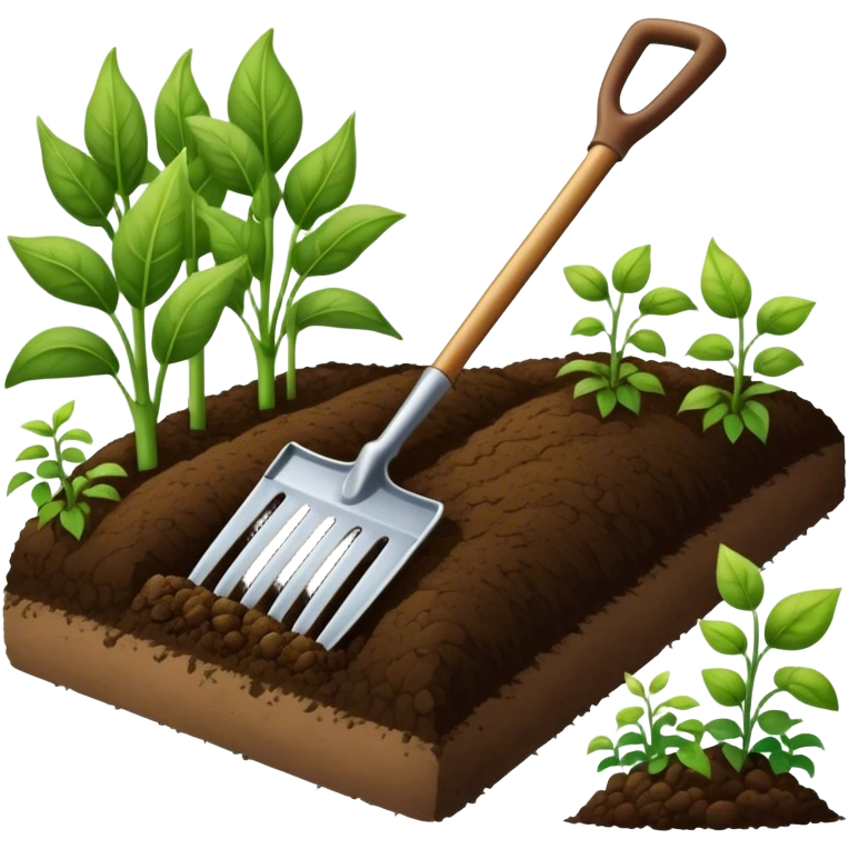 one Broadfork garden  emoji