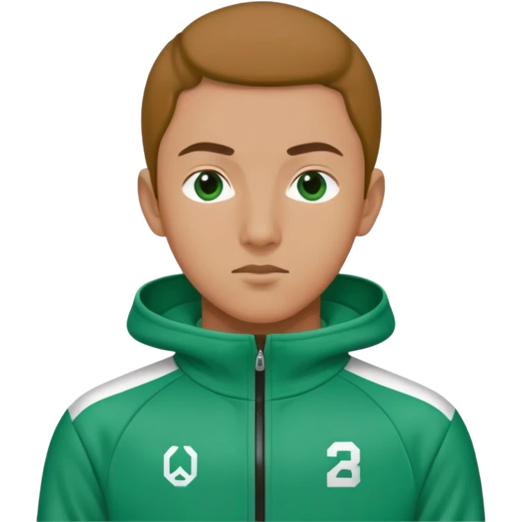 human player number 230 wearing green Squid Game tracksuit emoji