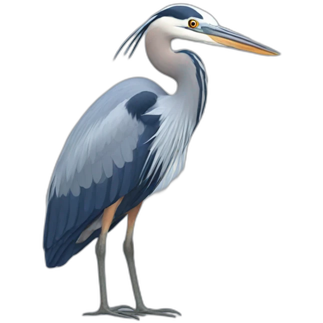Blue heron emoji