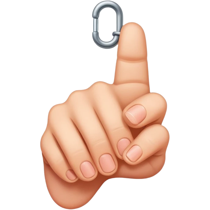 Finger hanging emoji