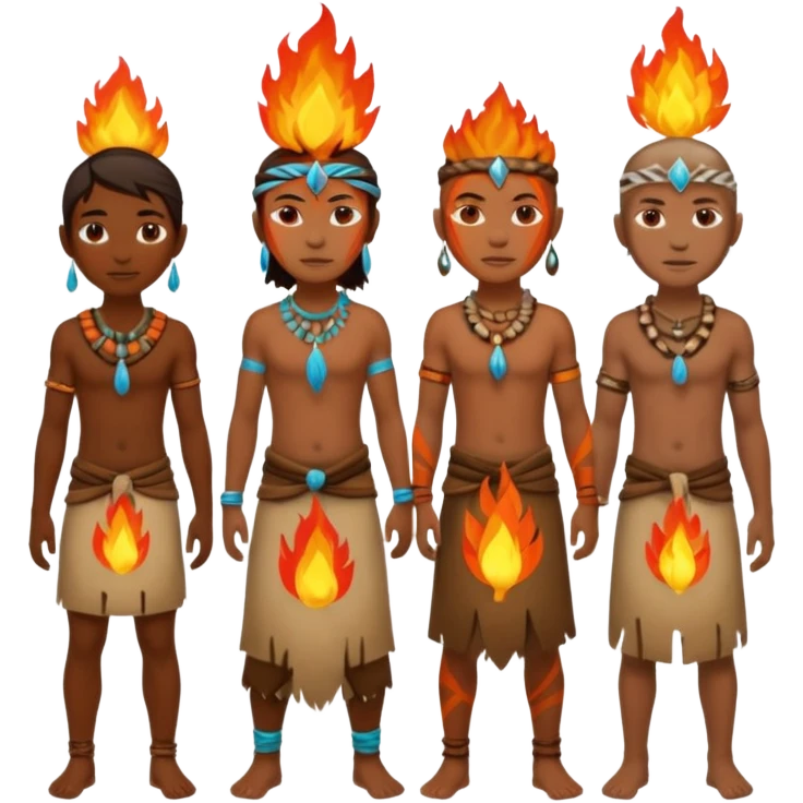 elemental tribal people emoji