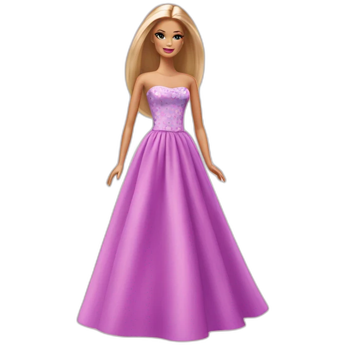 barbie long dress  emoji