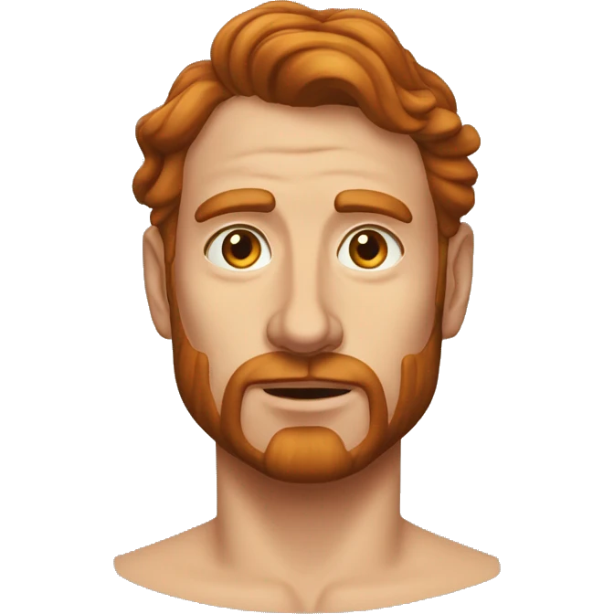Homme roux farfadet malicieux emoji