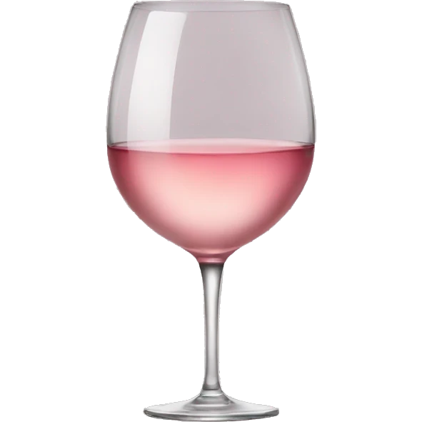 Verre de vin rose emoji