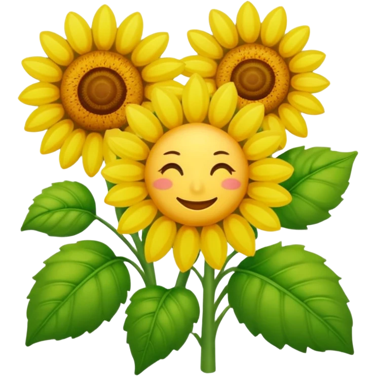 sonnenblumenstrauch mit ok zeichen ohne personen emoji