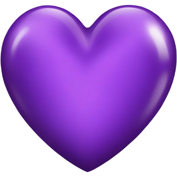 Shiny dark purple heart  emoji