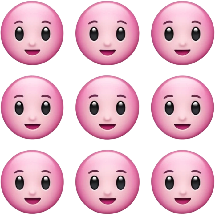Pink  emoji