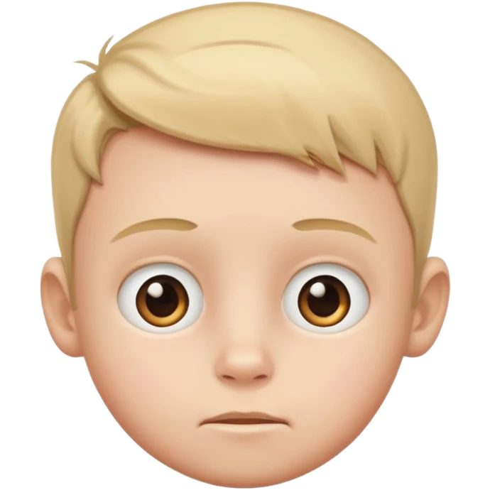 Little boy with huge head emoji