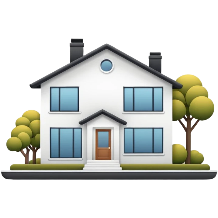 Clean aesthetic house  emoji