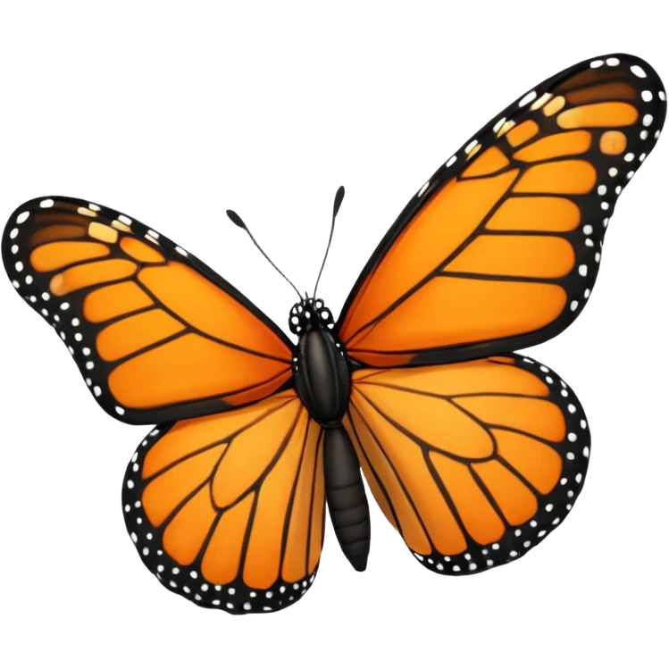monarch butterfly emoji