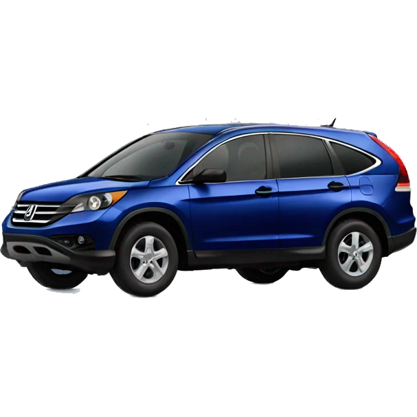 Dark blue car Honda crv emoji