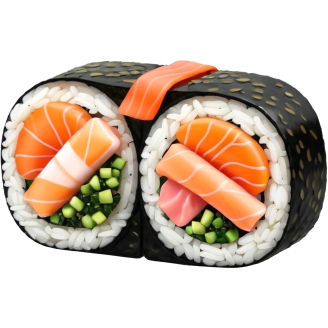 sushi roll slice emoji