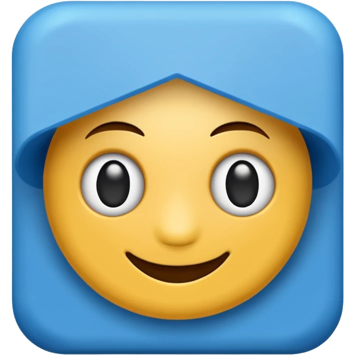 I want to make an Roblox verified emoji with an blue square and checkmark in it emoji