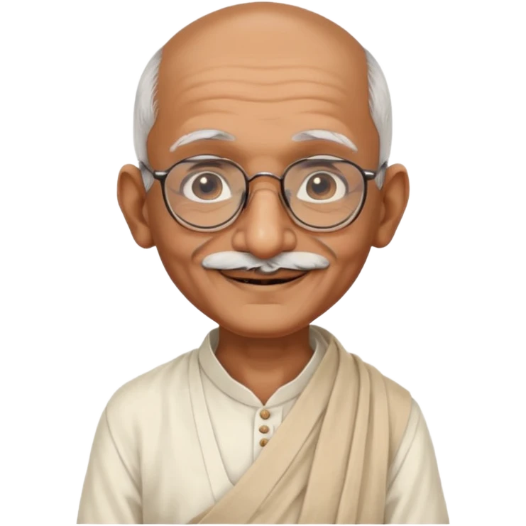 Mahatma Gandhi emoji