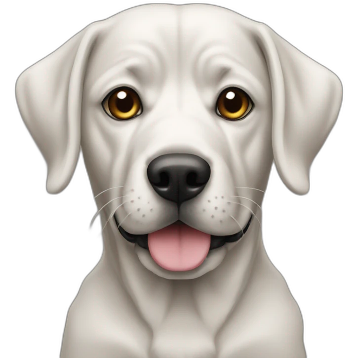 Mélange chien humain emoji