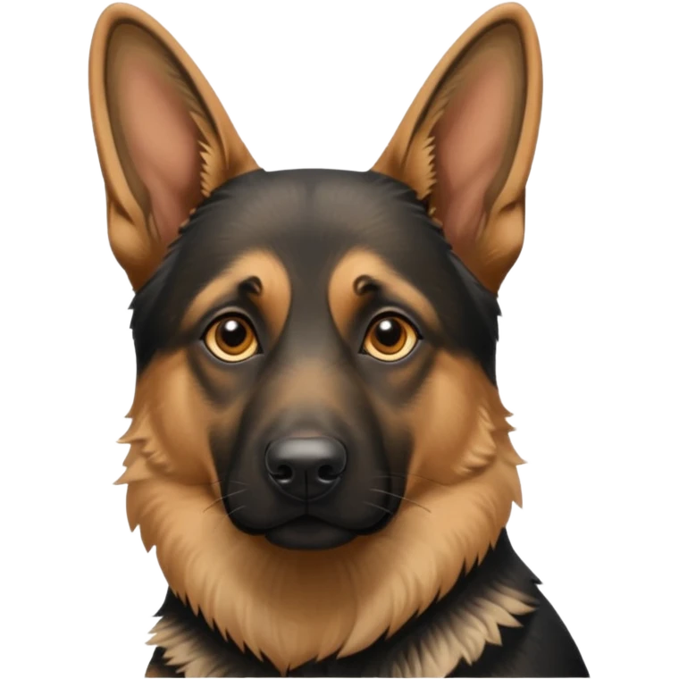 A german Shepherd dog emoji