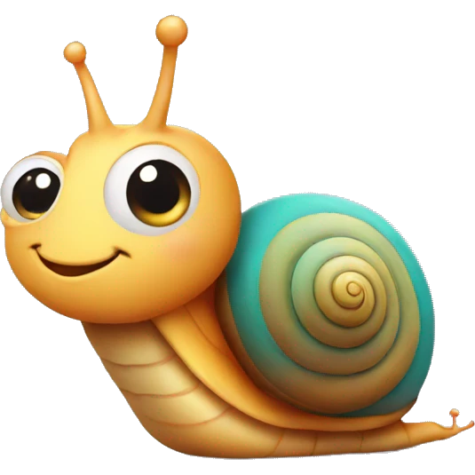 Little Snail with Love Icon emoji