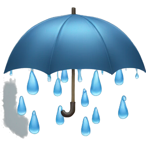 rain emoji