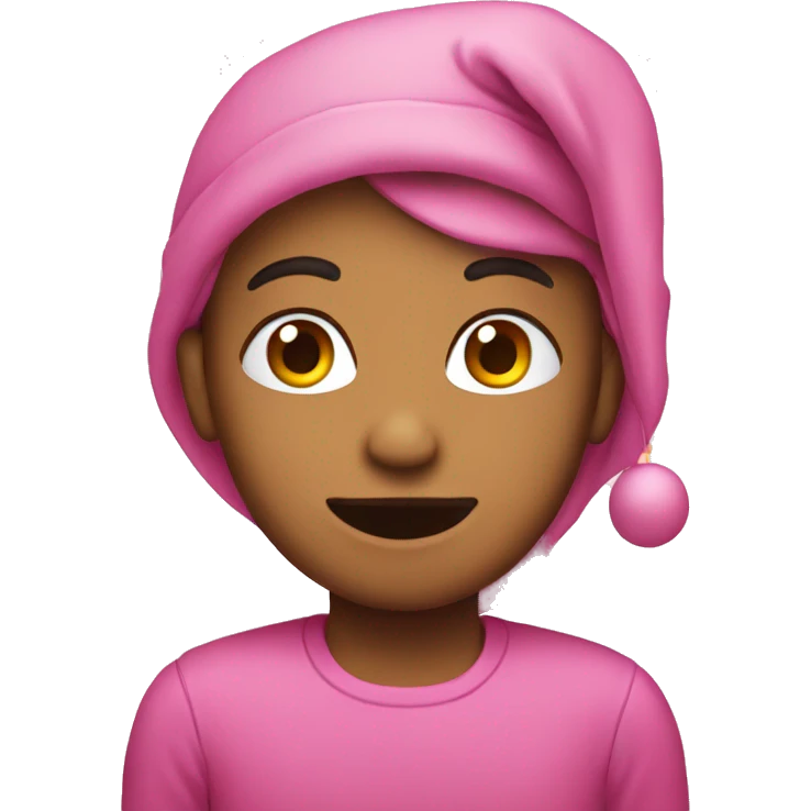 Pink Christmas emoji  emoji