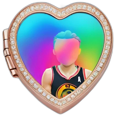 Jonathan Toews in rainbow heart locket emoji