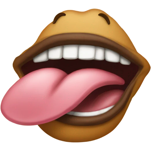 a tongue emoji