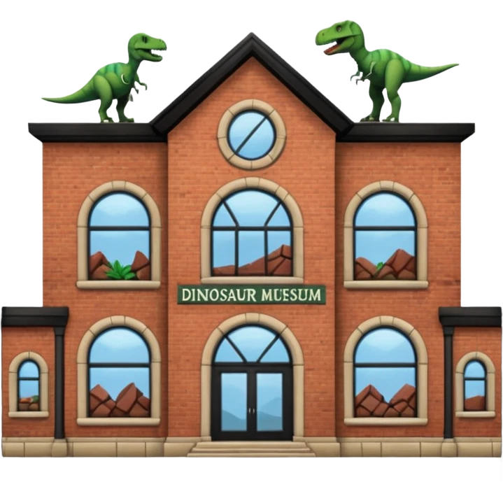Dinosaur Museum Building emoji