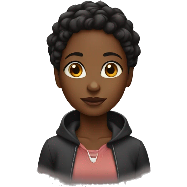 Black girl lead emoji
