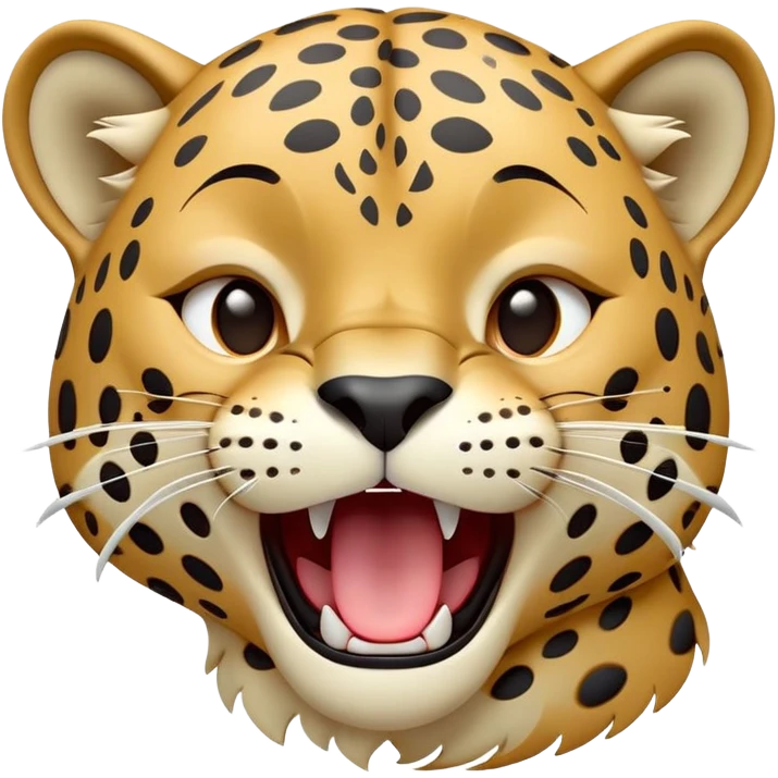cinematic-cute-yawning-jaguar-portrait-emoji,-head-tilted-slightly-with-a-dramatic,-wide-open-yawn,-showcasing-a-lithe,-graceful-build-with-distinctive-rosette-patterns-and-sleepy,-half-closed-eyes,-simplified-yet-irresistibly-adorable emoji