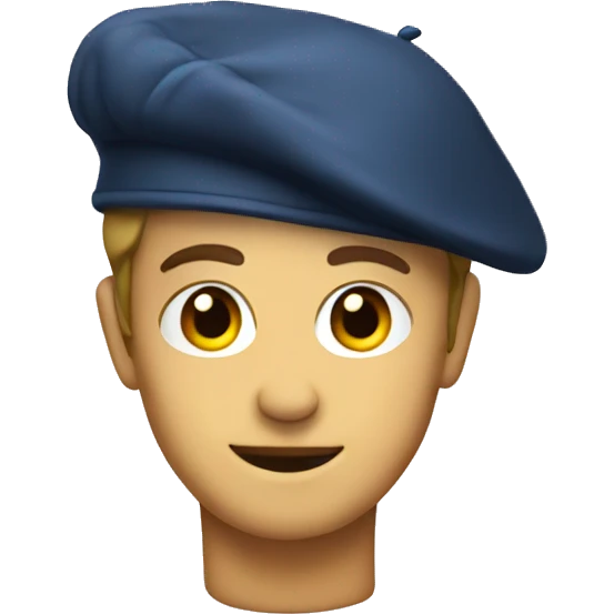 French beret emoji