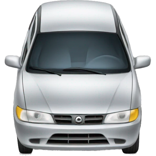 Scratched car emoji