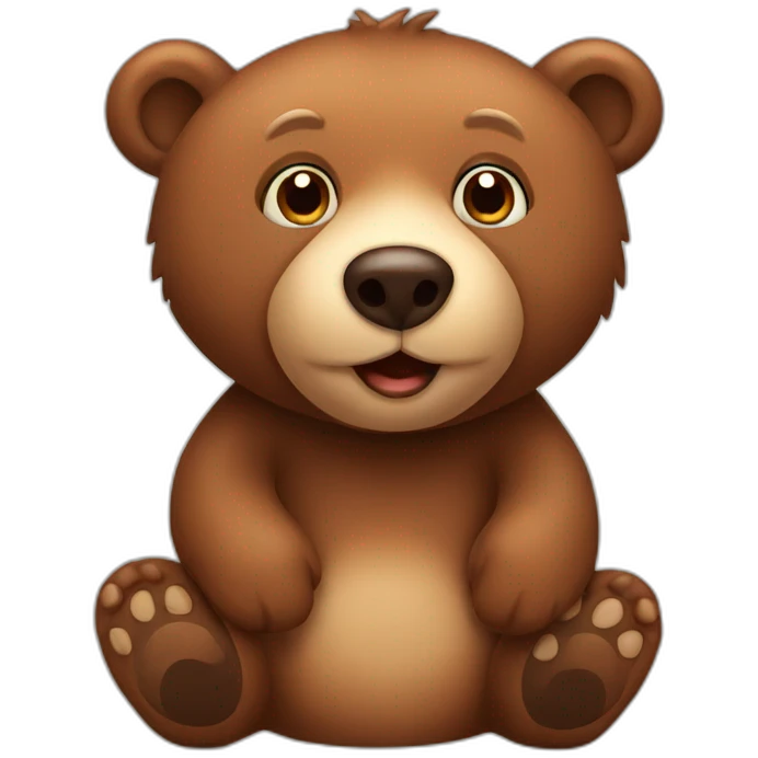 cute Brown Bear emoji